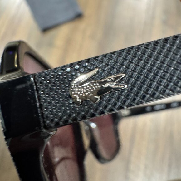 ๐ LACOSTE L613S T-76 Black Butterfly Sunglasses Women's Lens Great Condition ๐ - Picture 2 of 7